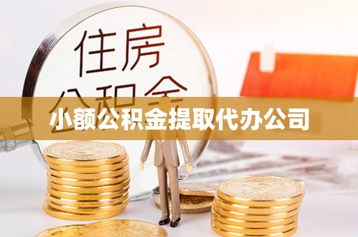 比如小额公积金提取代办公司