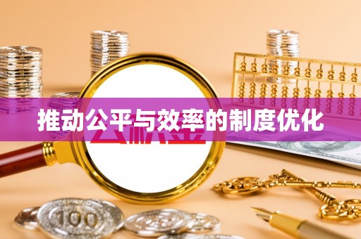 比如推动公平与效率的制度优化
