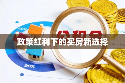 比如政策红利下的买房新选择