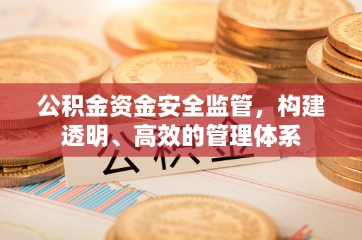 比如公积金资金安全监管，构建透明、高效的管理体系