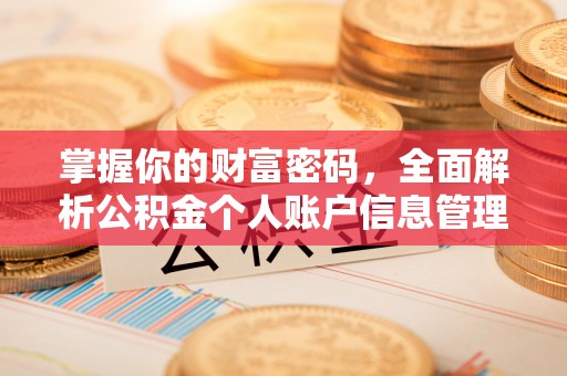 比如掌握你的财富密码，全面解析公积金个人账户信息管理