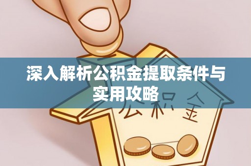 比如深入解析公积金提取条件与实用攻略
