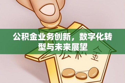 比如公积金业务创新，数字化转型与未来展望