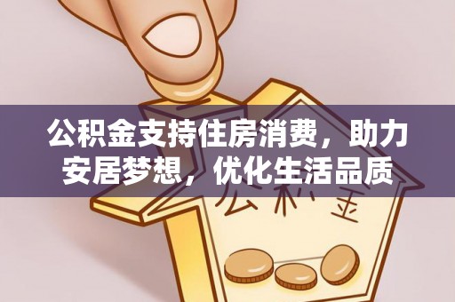 比如公积金支持住房消费，助力安居梦想，优化生活品质