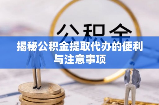 比如揭秘公积金提取代办的便利与注意事项