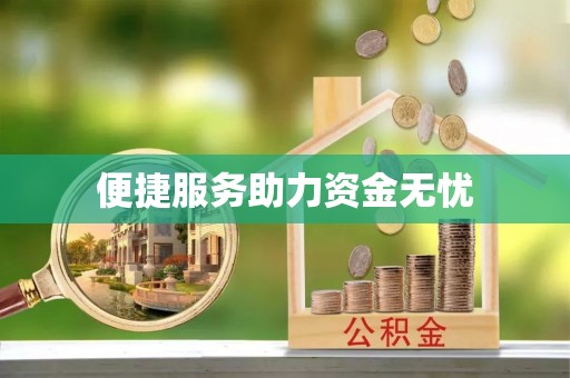 比如便捷服务助力资金无忧