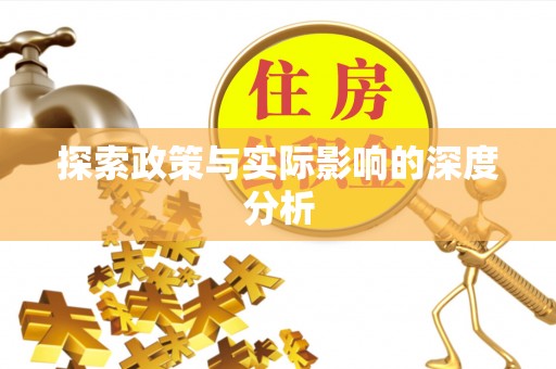 比如探索政策与实际影响的深度分析