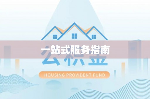 比如一站式服务指南