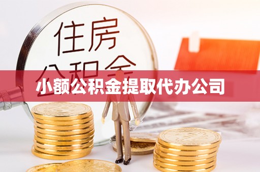 比如小额公积金提取代办公司